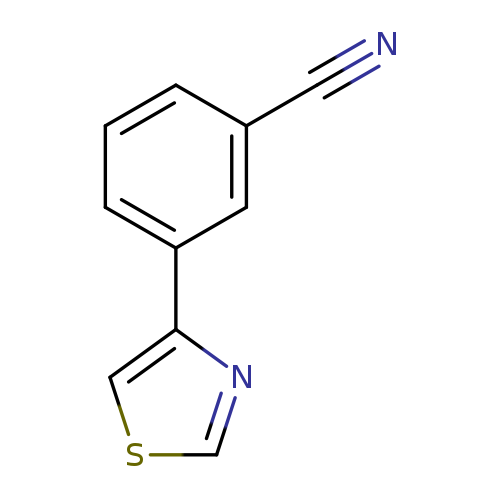3-(1,3-thiazol-4-yl)benzonitrile