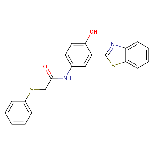 N-[3-(1,3-benzothiazol-2-yl)-4-hydroxyphenyl]-2-(phenylsulfanyl)acetamide