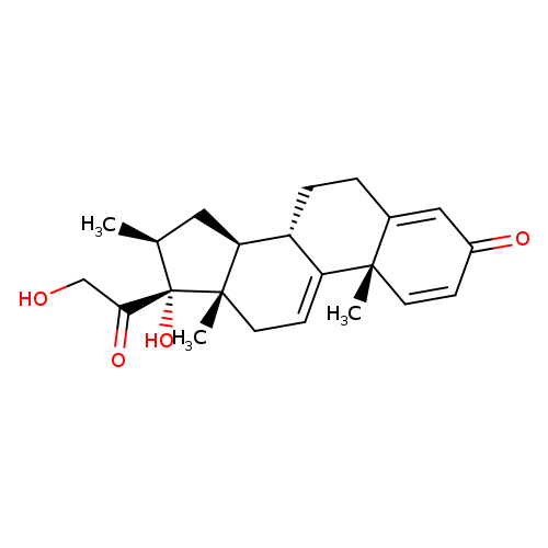 Pregna-1,4,9(11)-triene-3,20-dione,17,21-dihydroxy-16-methyl-, (16b)-