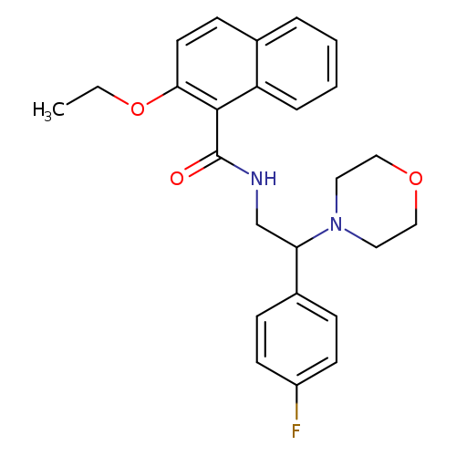 2-ethoxy-N-[2-(4-fluorophenyl)-2-(morpholin-4-yl)ethyl]naphthalene-1-carboxamide