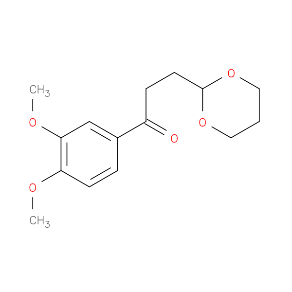 3',4'-Dimethoxy-3-(1,3-dioxan-2-yl)propiophenone