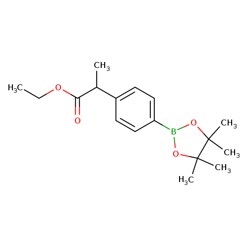 Ethyl 2-[4-(4,4,5,5-Tetramethyl-1,3,2-dioxaborolan-2-yl)phenyl]propanoate