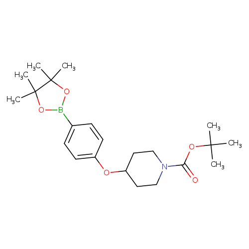 tert-Butyl 4-(4-(4,4,5,5-tetramethyl-1,3,2-dioxaborolan-2-yl)phenoxy)piperidine-1-carboxylate
