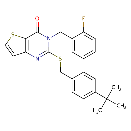 2-{[(4-tert-butylphenyl)methyl]sulfanyl}-3-[(2-fluorophenyl)methyl]-3H,4H-thieno[3,2-d]pyrimidin-4-one