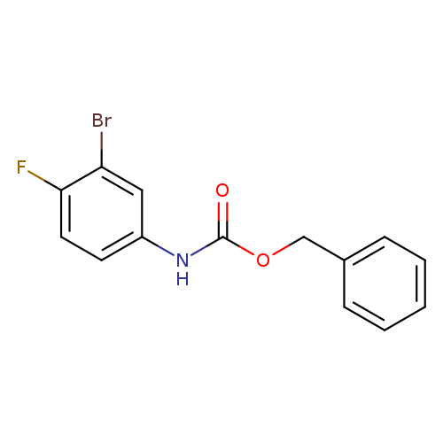 Carbamic acid, N-(3-bromo-4-fluorophenyl)-, phenylmethyl ester