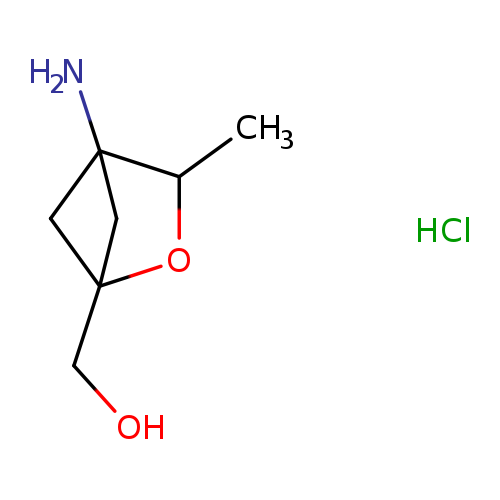 {4-amino-3-methyl-2-oxabicyclo[2.1.1]hexan-1-yl}methanolhydrochloride