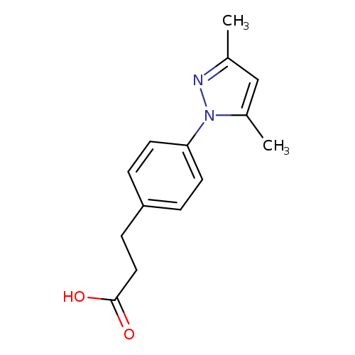 3-(4-(3,5-dimethyl-1H-pyrazol-1-yl)phenyl)propanoic acid