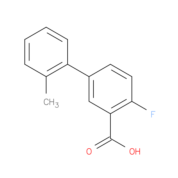 4-Fluoro-2'-methyl-[1,1'-biphenyl]-3-carboxylic acid