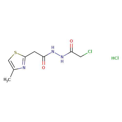 2-CHLORO-N'-[(4-METHYL-1,3-THIAZOL-2-YL)ACETYL]ACETOHYDRAZIDE HYDROCHLORIDE