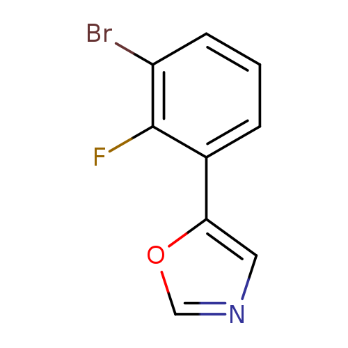 5-(3-bromo-2-fluorophenyl)oxazole