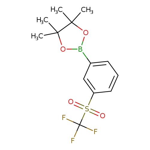 4,4,5,5-tetramethyl-2-(3-trifluoromethanesulfonylphenyl)-1,3,2-dioxaborolane