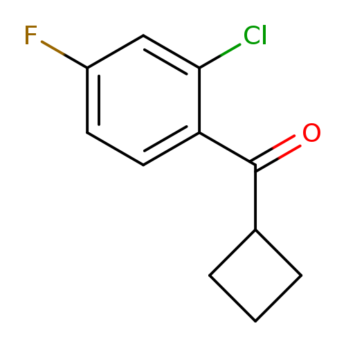 2-Chloro-4-fluorophenyl cyclobutyl ketone