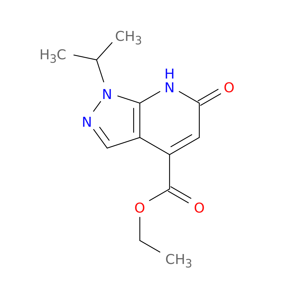 ETHYL 6-HYDROXY-1-ISOPROPYL-1H-PYRAZOLO[3,4-B]PYRIDINE-4-CARBOXYLATE