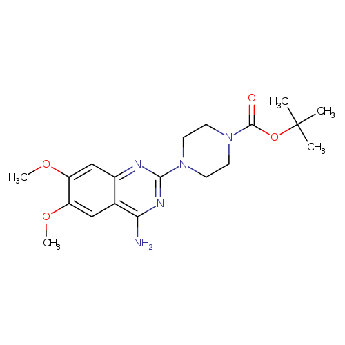 tert-butyl4-(4-amino-6,7-dimethoxyquinazolin-2-yl)piperazine-1-carboxylate