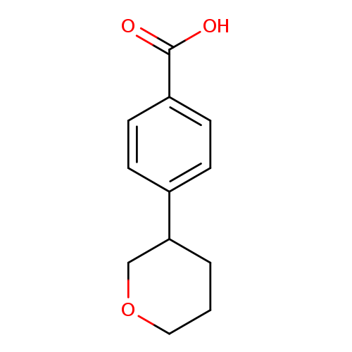 4-(oxan-3-yl)benzoic acid
