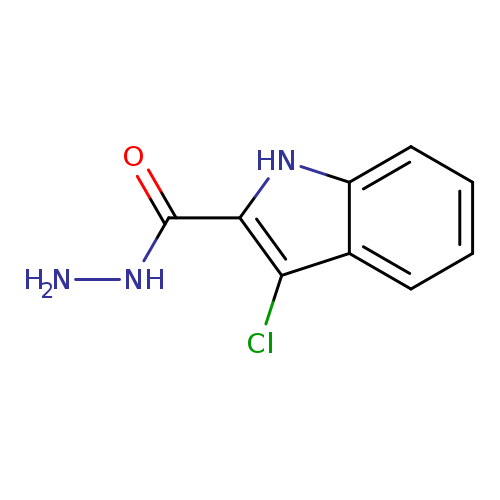 1H-Indole-2-carboxylicacid, 3-chloro-, hydrazide