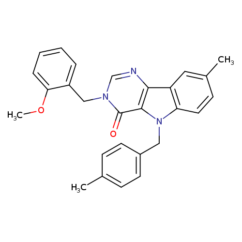 3-[(2-methoxyphenyl)methyl]-8-methyl-5-[(4-methylphenyl)methyl]-3H,4H,5H-pyrimido[5,4-b]indol-4-one
