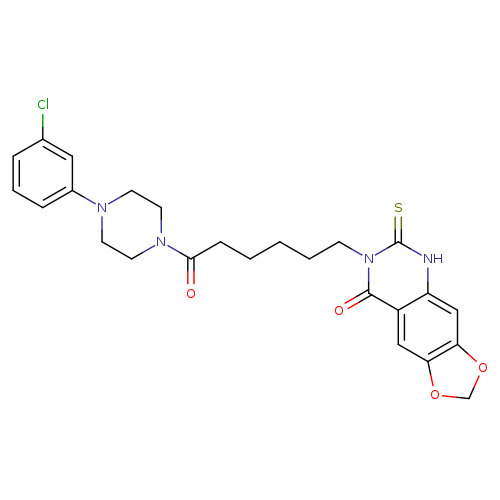 7-{6-[4-(3-chlorophenyl)piperazin-1-yl]-6-oxohexyl}-6-sulfanylidene-2H,5H,6H,7H,8H-[1,3]dioxolo[4,5-g]quinazolin-8-one