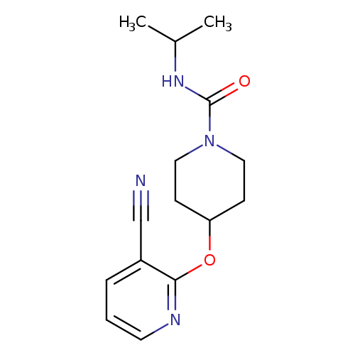 4-[(3-cyanopyridin-2-yl)oxy]-N-(propan-2-yl)piperidine-1-carboxamide