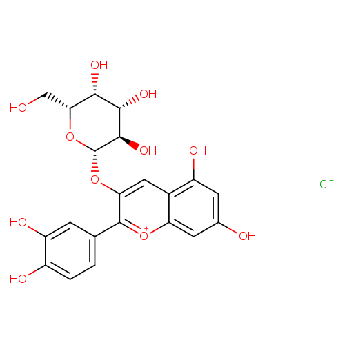 Cyanidin-3-galactoside chloride