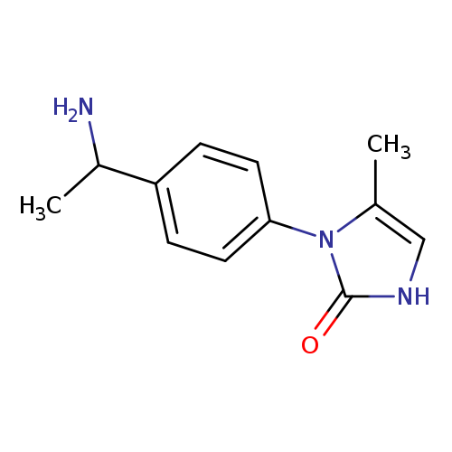 1-[4-(1-aminoethyl)phenyl]-5-methyl-2,3-dihydro-1H-imidazol-2-one