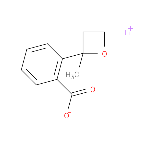 lithium(1+) ion 2-(2-methyloxetan-2-yl)benzoate