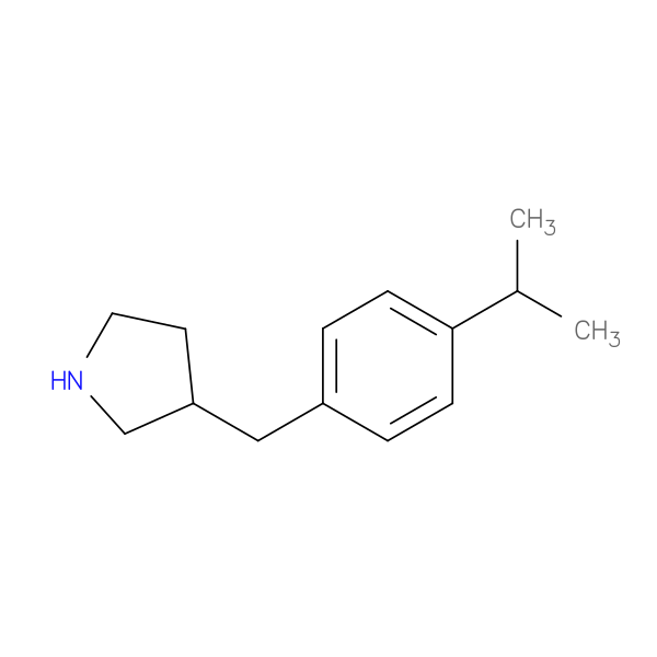 3-{[4-(propan-2-yl)phenyl]methyl}pyrrolidine