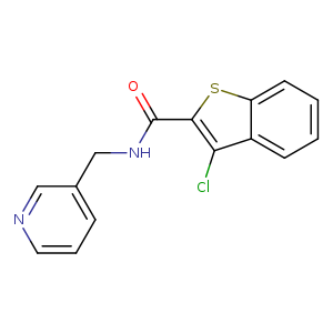 3-Chloro-N-(pyridin-3-ylmethyl)benzo[b]thiophene-2-carboxamide
