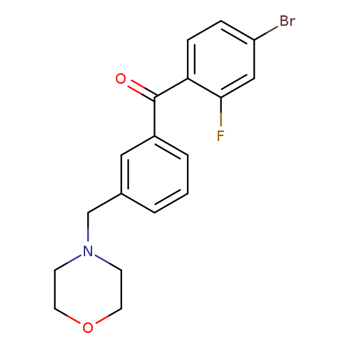 4-Bromo-2-fluoro-3'-morpholinomethyl benzophenone