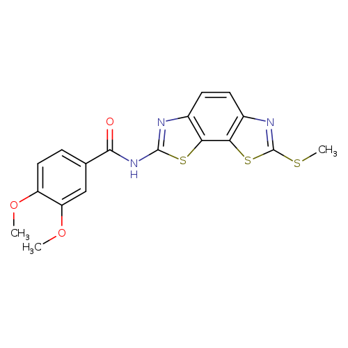 3,4-dimethoxy-N-[11-(methylsulfanyl)-3,12-dithia-5,10-diazatricyclo[7.3.0.0^{2,6}]dodeca-1(9),2(6),4,7,10-pentaen-4-yl]benzamide