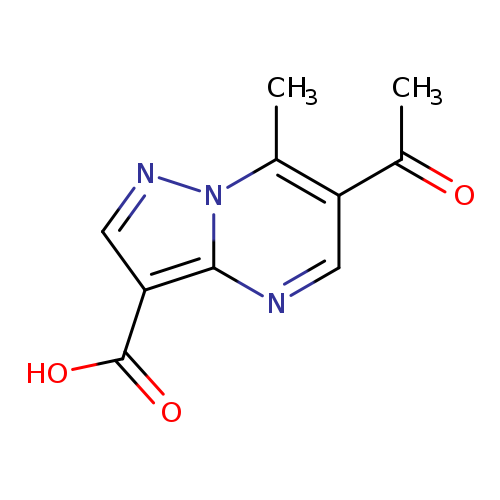 6-Acetyl-7-methylpyrazolo[1,5-a]pyrimidine-3-carboxylic acid