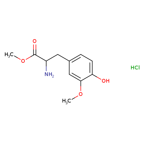methyl 2-amino-3-(4-hydroxy-3-methoxyphenyl)propanoate hydrochloride