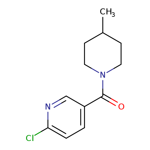 2-chloro-5-(4-methylpiperidine-1-carbonyl)pyridine