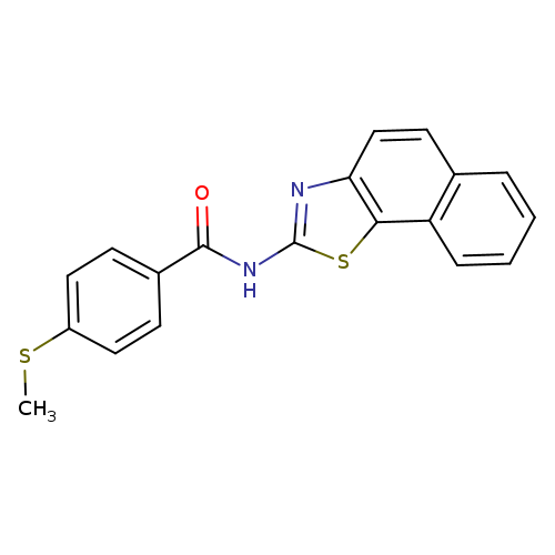 4-(methylsulfanyl)-N-{naphtho[2,1-d][1,3]thiazol-2-yl}benzamide