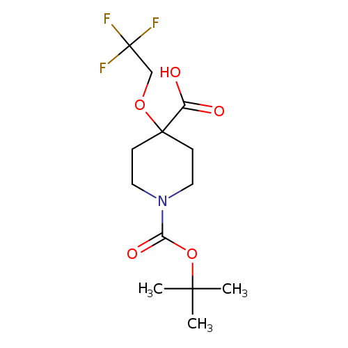 1-[(tert-butoxy)carbonyl]-4-(2,2,2-trifluoroethoxy)piperidine-4-carboxylic acid