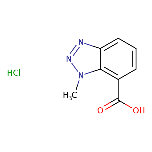 1-methyl-1h-1,2,3-benzotriazole-7-carboxylic acid hydrochloride