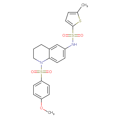 N-[1-(4-methoxybenzenesulfonyl)-1,2,3,4-tetrahydroquinolin-6-yl]-5-methylthiophene-2-sulfonamide