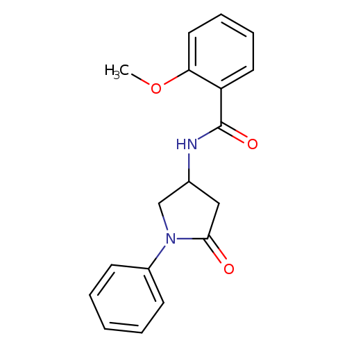 2-methoxy-N-(5-oxo-1-phenylpyrrolidin-3-yl)benzamide