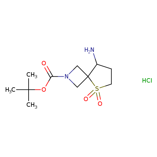 tert-butyl 8-amino-5,5-dioxo-5thia-2-azaspiro[3.4]octane-2-carboxylate;hydrochloride