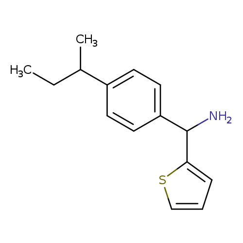 [4-(butan-2-yl)phenyl](thiophen-2-yl)methanamine