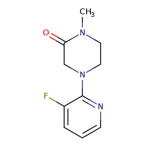 4-(3-fluoropyridin-2-yl)-1-methylpiperazin-2-one