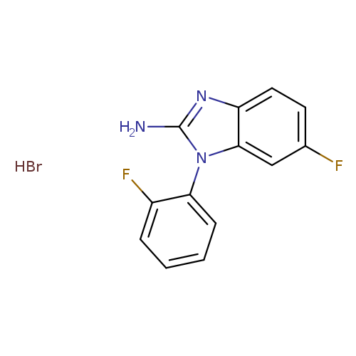 6-Fluoro-1-(2-fluorophenyl)-1h-1,3-benzodiazol-2-amine hydrobromide