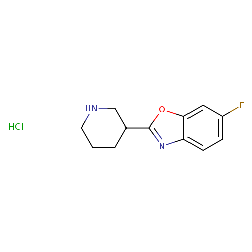 6-fluoro-2-(piperidin-3-yl)-1,3-benzoxazole hydrochloride