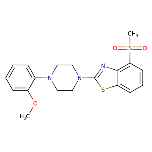 4-methanesulfonyl-2-[4-(2-methoxyphenyl)piperazin-1-yl]-1,3-benzothiazole