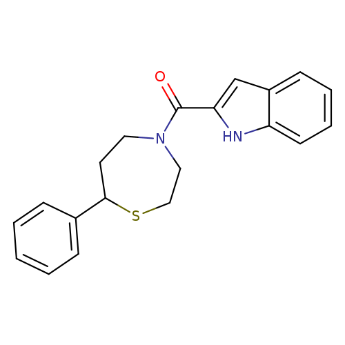 2-(7-phenyl-1,4-thiazepane-4-carbonyl)-1H-indole