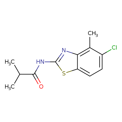 N-(5-chloro-4-methyl-1,3-benzothiazol-2-yl)-2-methylpropanamide