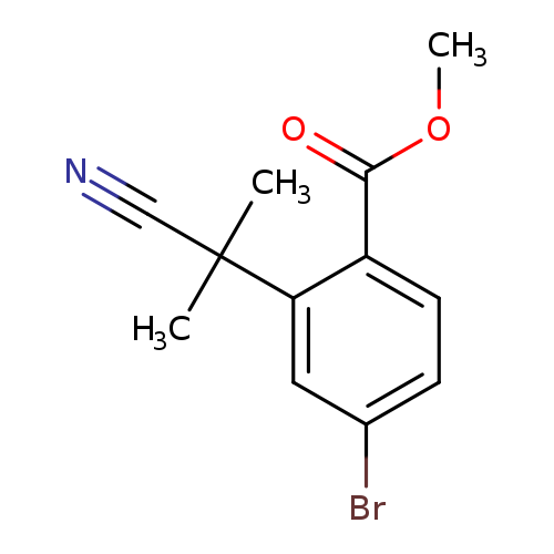 methyl 4-bromo-2-(1-cyano-1-methylethyl)benzoate