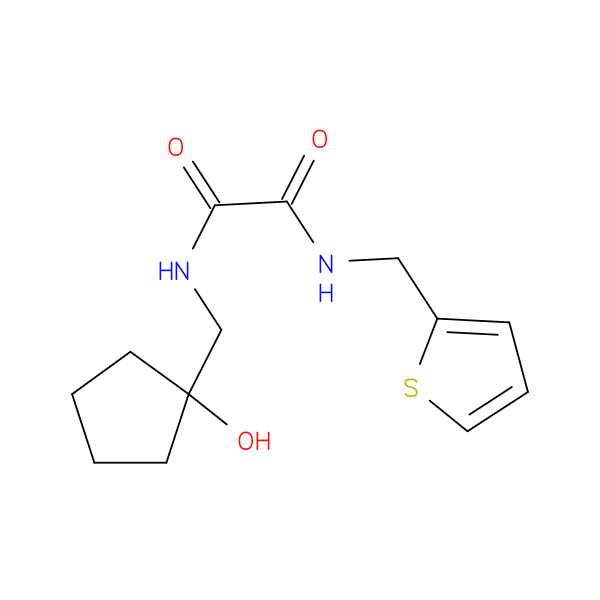 N'-[(1-hydroxycyclopentyl)methyl]-N-[(thiophen-2-yl)methyl]ethanediamide