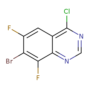 7-bromo-4-chloro-6,8-difluoroquinazoline