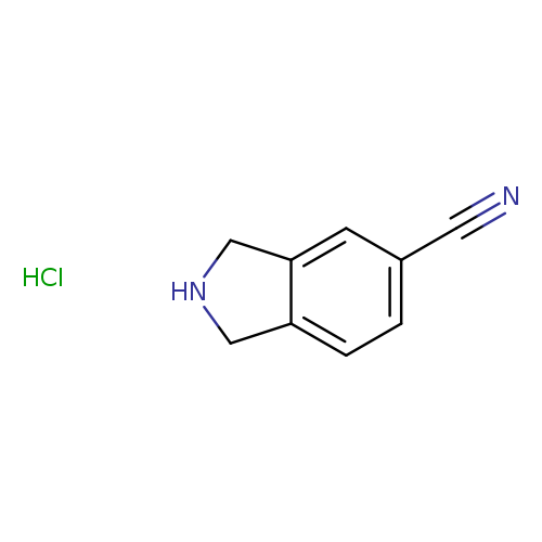 1H-Isoindole-5-carbonitrile, 2,3-dihydro-, hydrochloride (1:1)